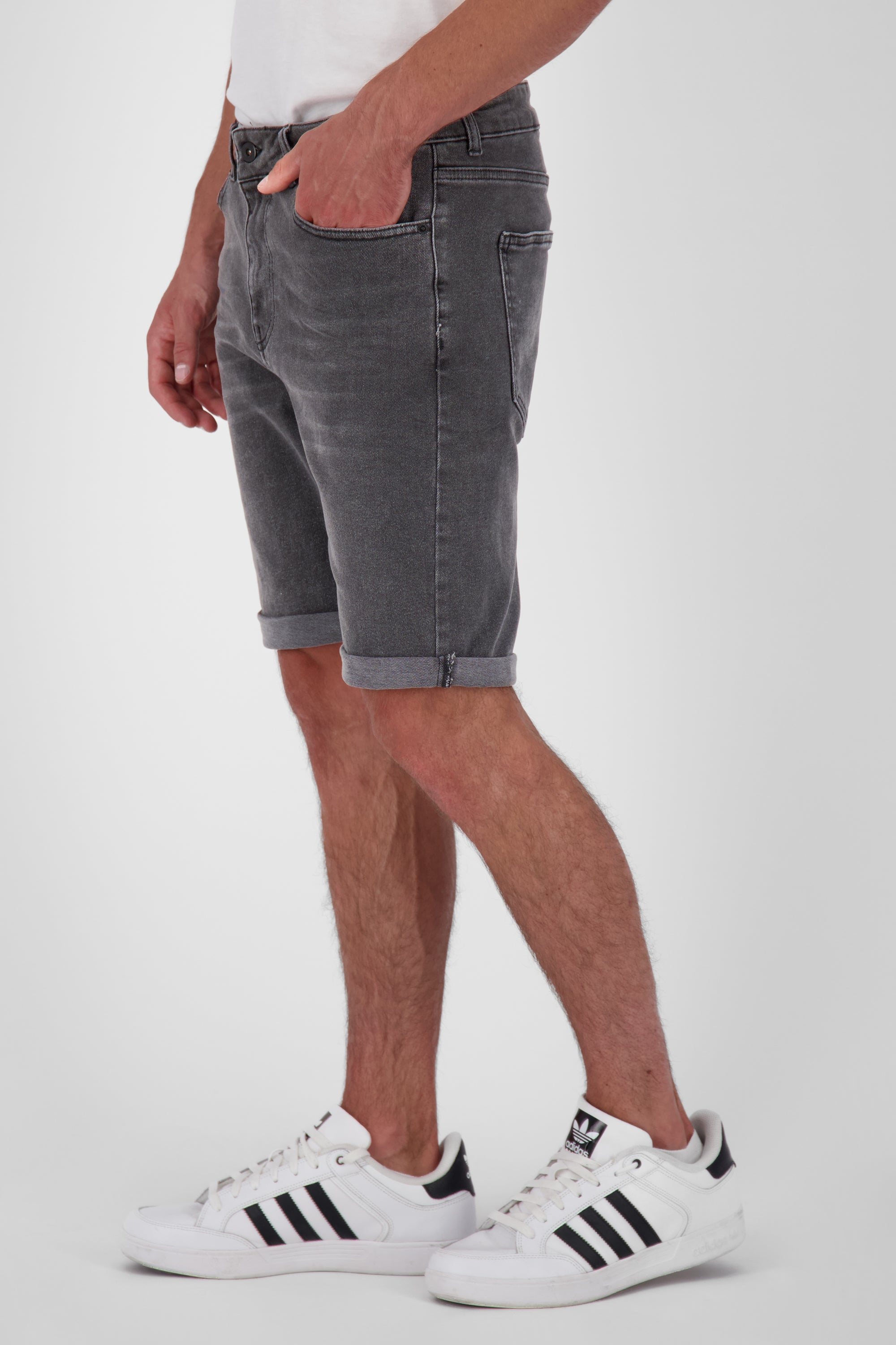 MorganAK DNM A Jeansshorts für Herren Grau