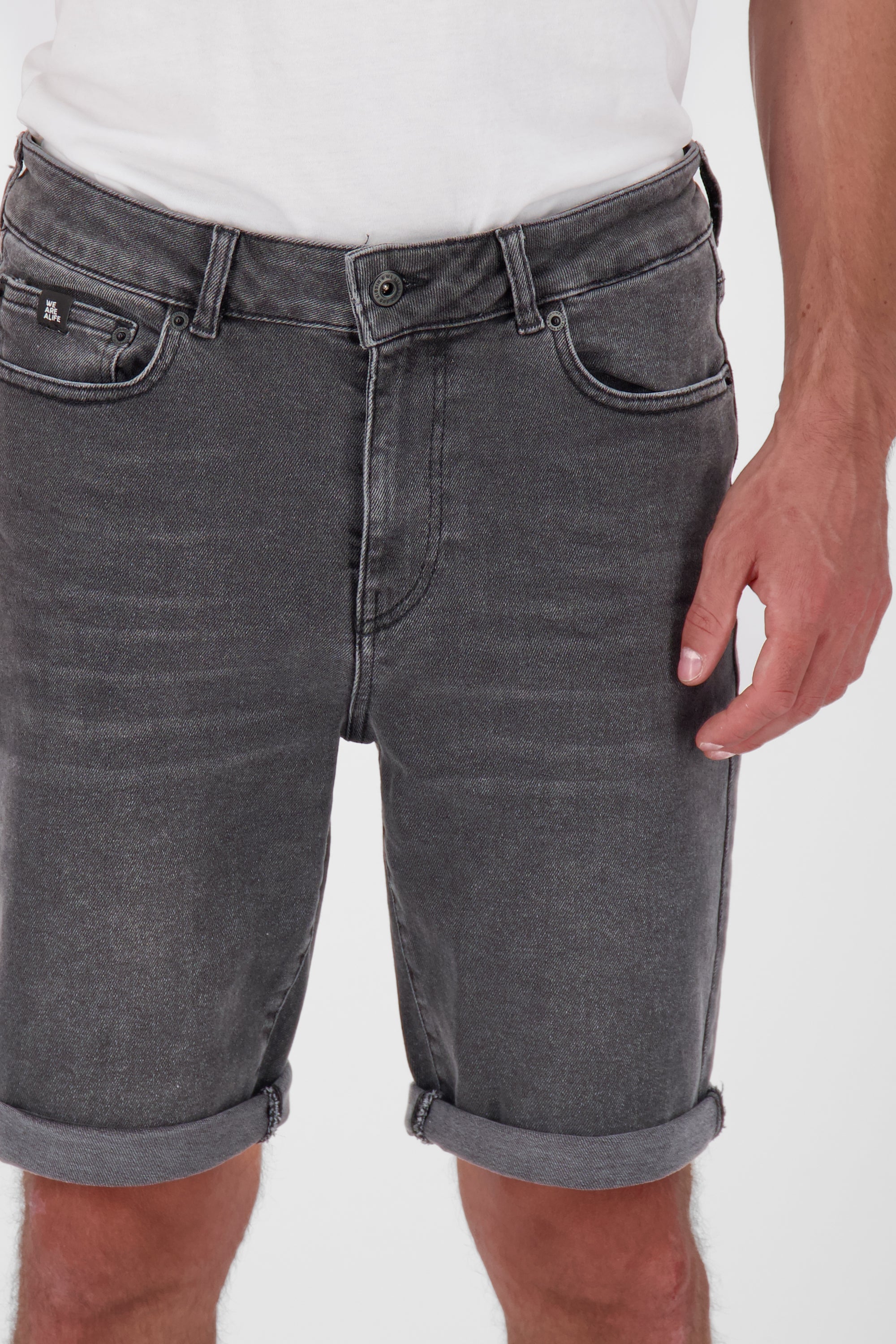 MorganAK DNM A Jeansshorts für Herren Grau