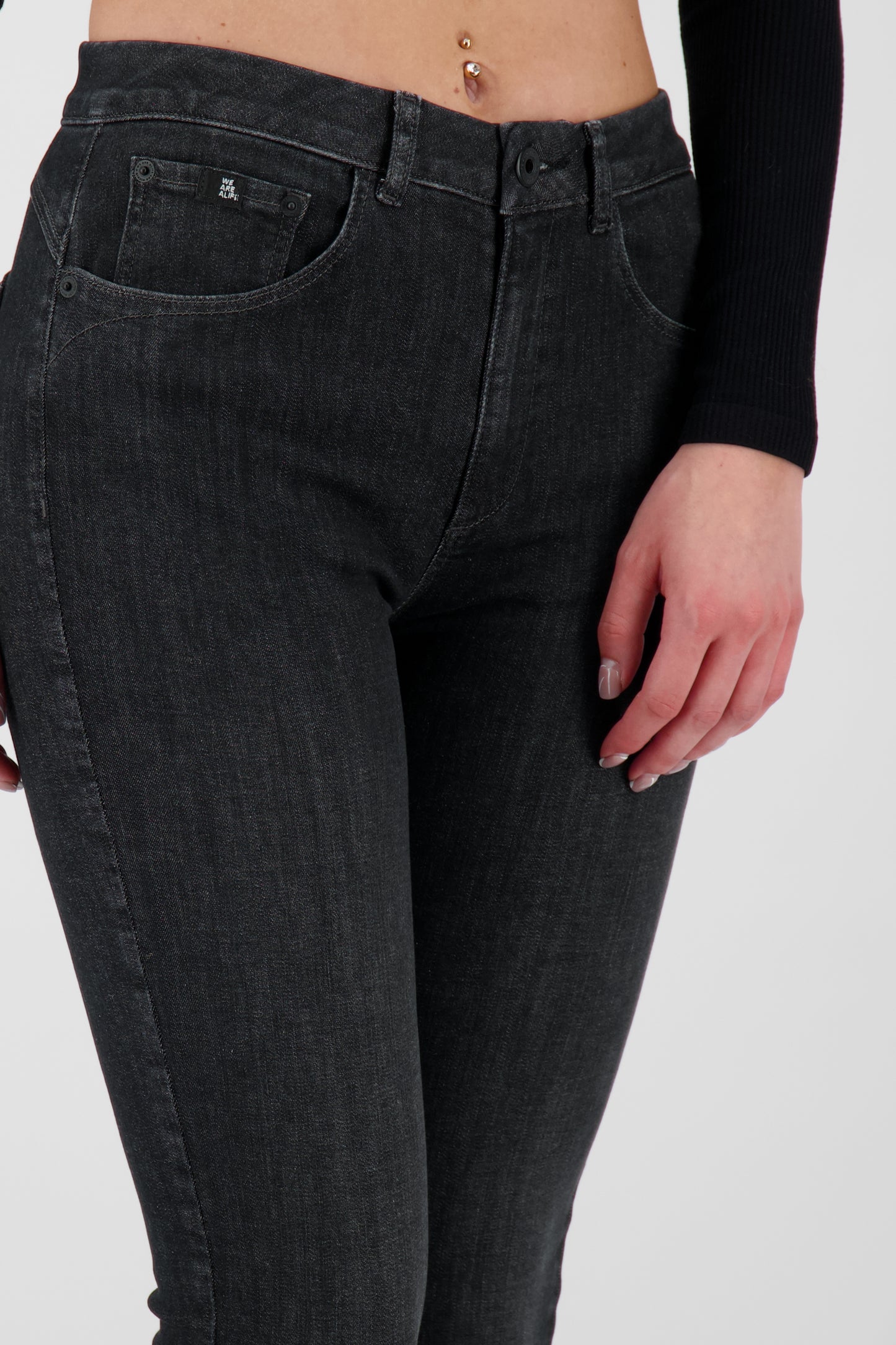 Trendige Damenjeans - ChelseaAK B Skinny Jeans Schwarz
