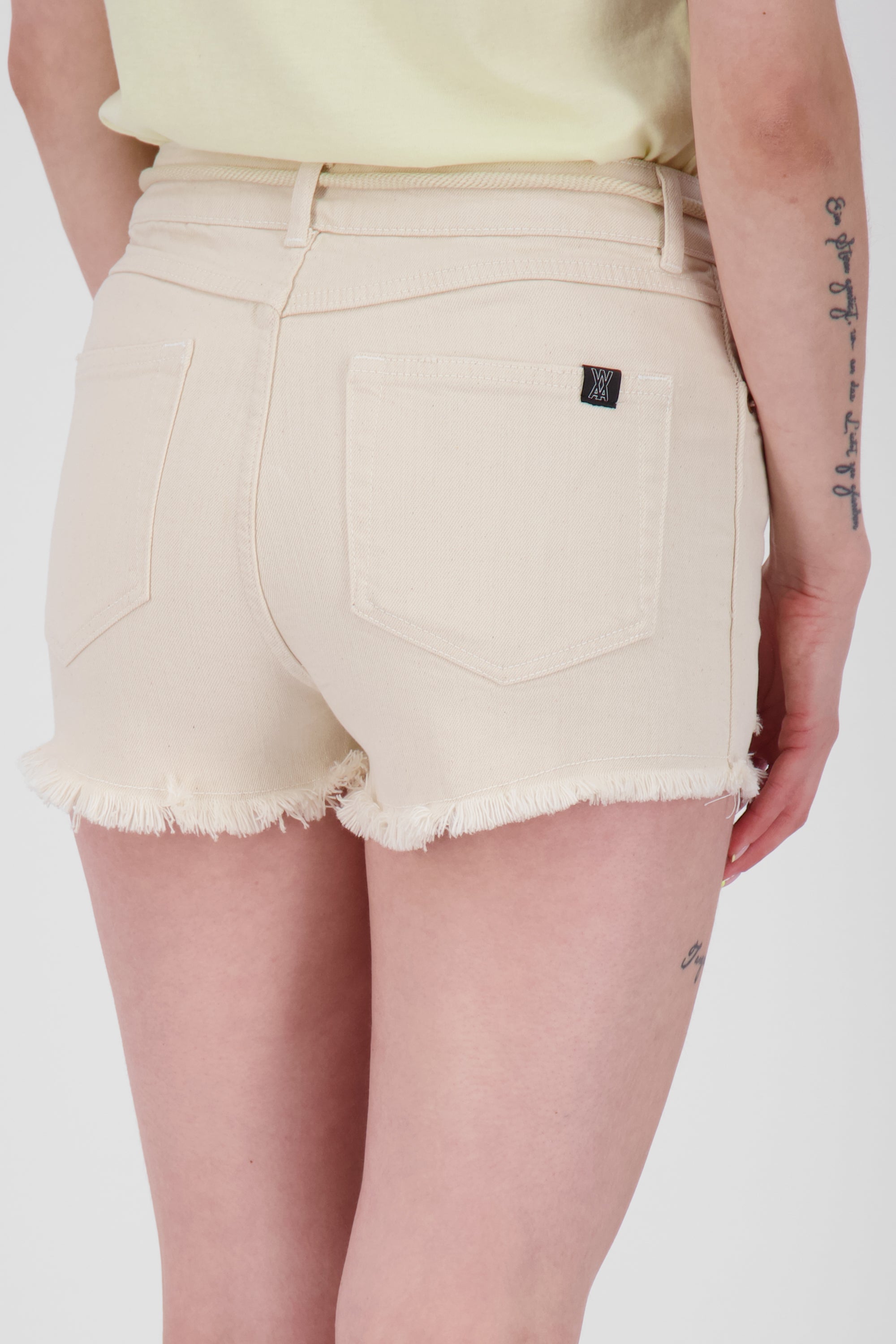 LatoyaAK DNM R Jeans Hotpants Damen - Robust und langlebig Beige