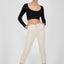 LaureenAK DNM R - Trendige High-Waist Damen Jeans Beige