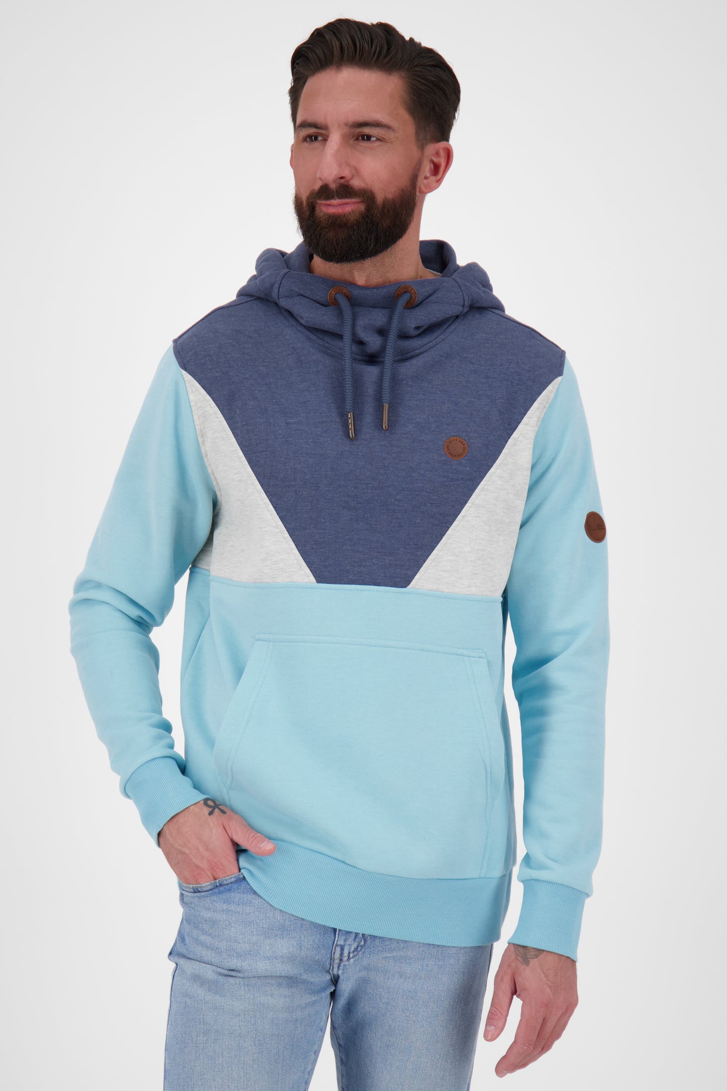 JohnsonAK A Hoodie für Herren von Alife and Kickin Hellblau