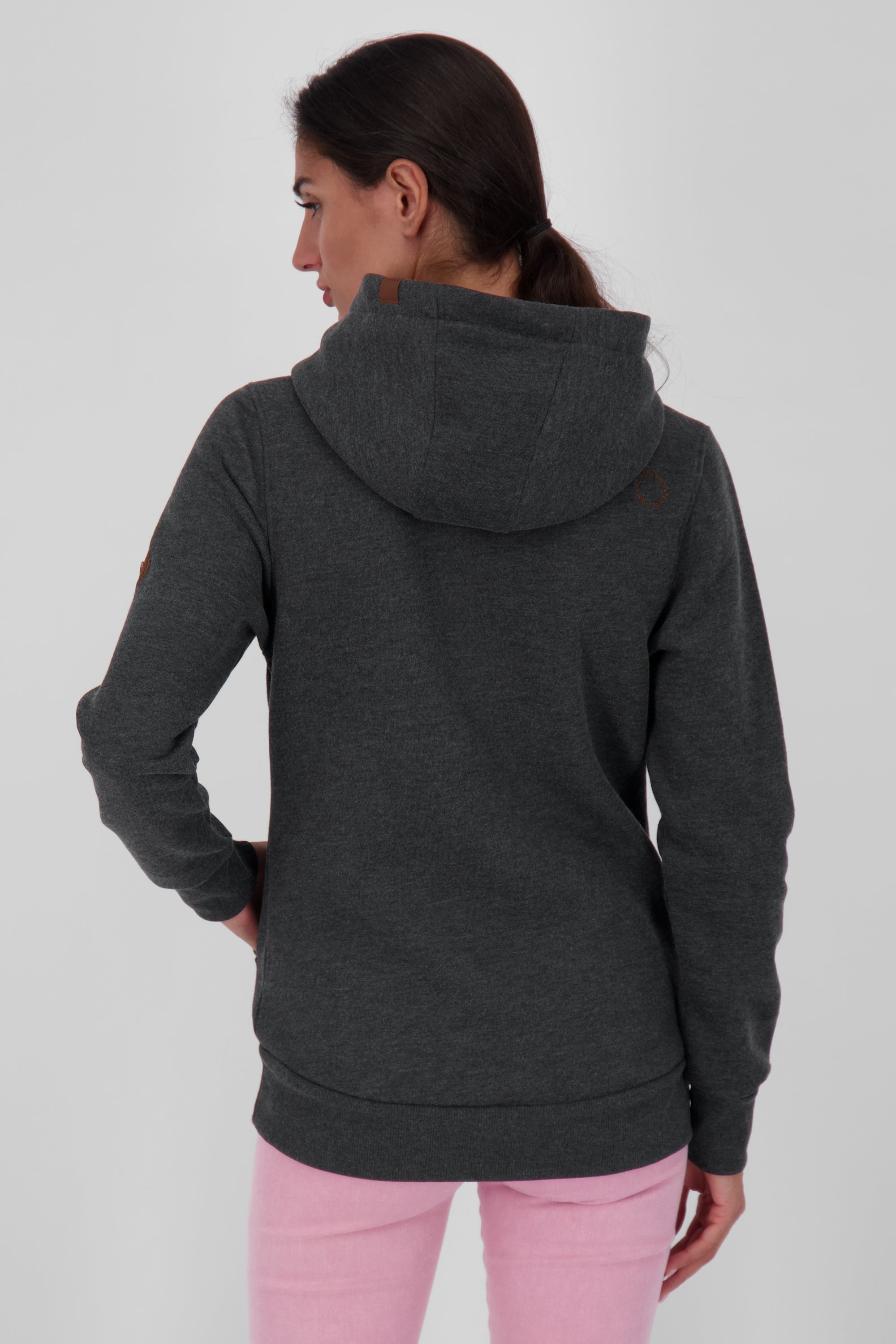 SarahAK A Hoodie Damen mit Kapuze Schwarz