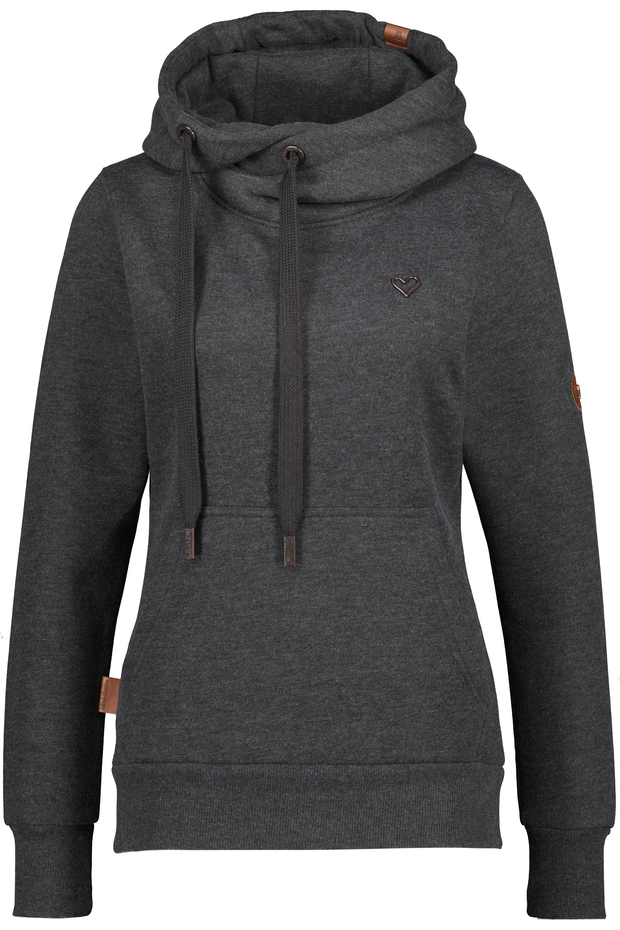 SarahAK A Hoodie Damen mit Kapuze Schwarz