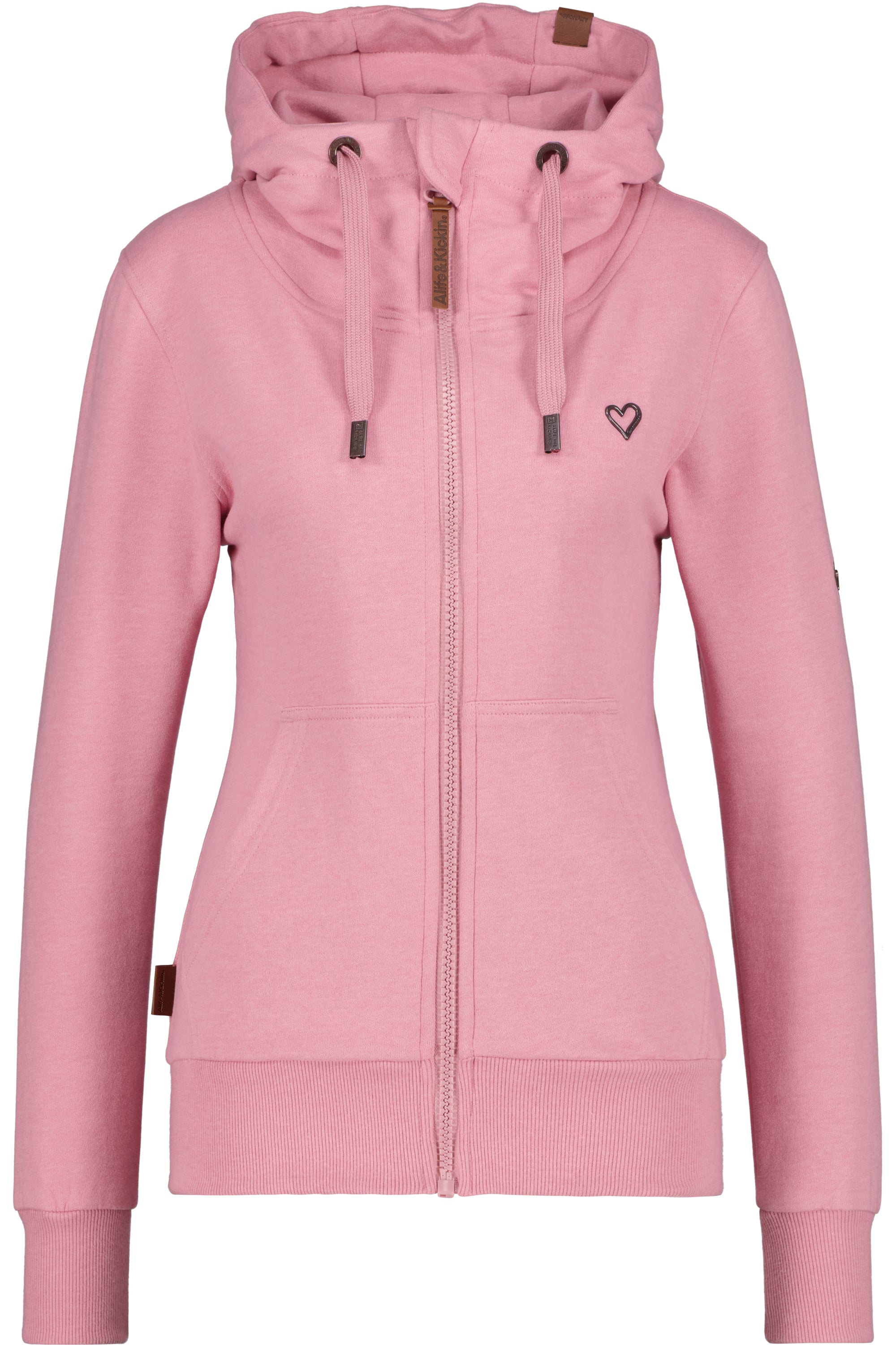 YasminAK A Hooded Sweat Jacket Rosa