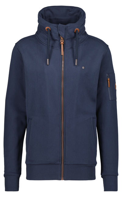 Stylische Herren-Sweatjacke EliasAK Dunkelblau