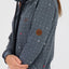 Trendige Sweatjacke Damen VivianAK B Dunkelblau