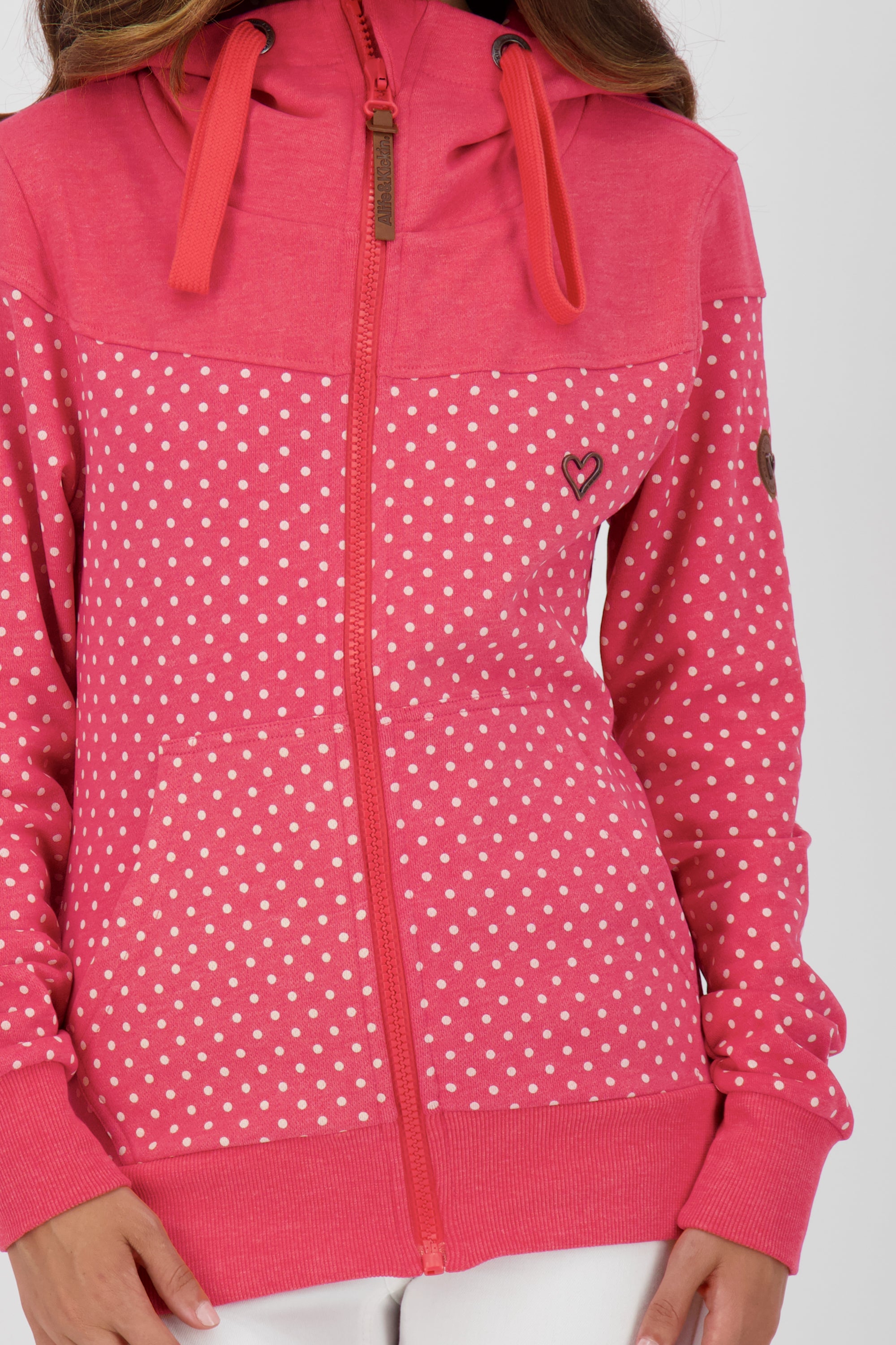 PalinaAK B Sweatjacket Rot