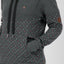 SunshineAK B Sweatshirt Damen mit hohem Kragen Schwarz