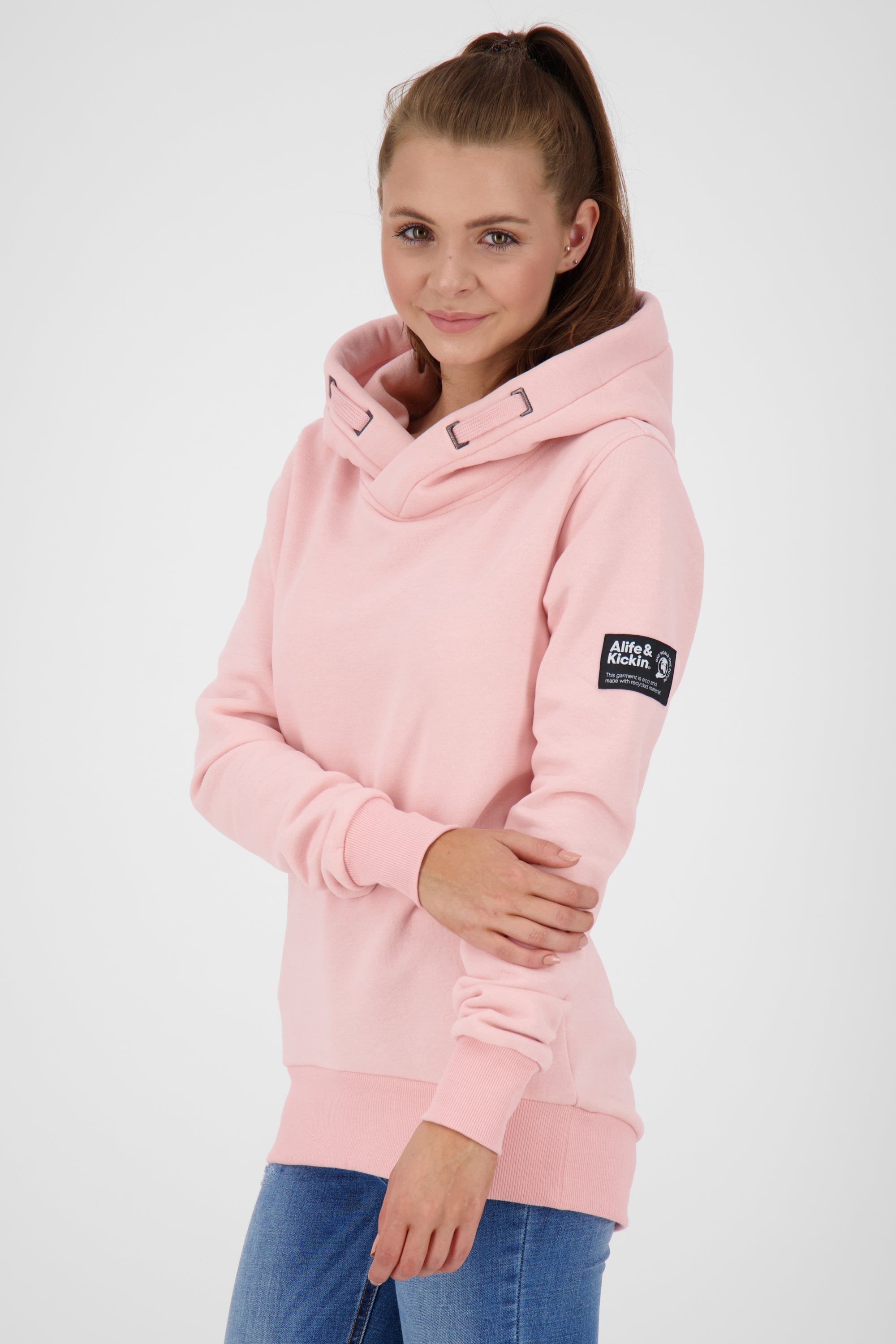 SarinaAK Sweatshirt für Damen - Sportlicher Look und ultimativer Komfort Rosa