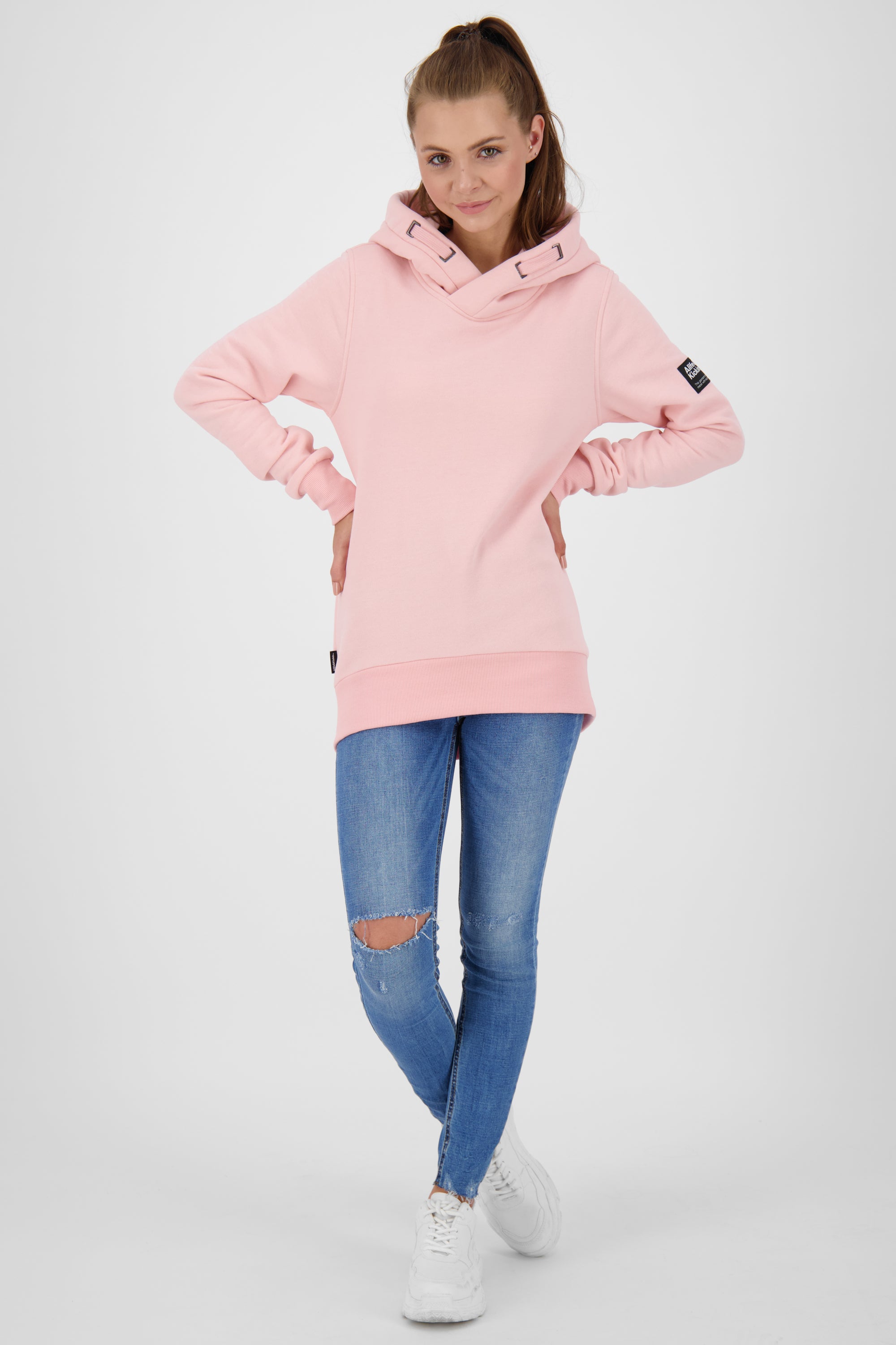 SarinaAK Sweatshirt für Damen - Sportlicher Look und ultimativer Komfort Rosa