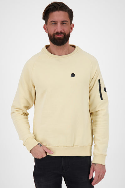 Stylischer Herrensweatpullover: VinnAK A von Alife and Kickin Beige