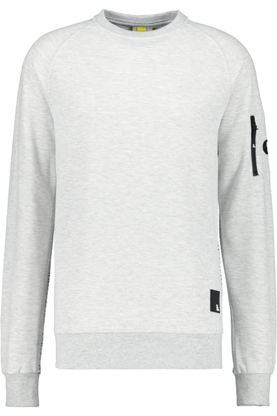 VinnAK A Sweatshirt mit Tasche Grau