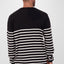 Herren Strickpullover ValentinAK B im maritimen Design Schwarz