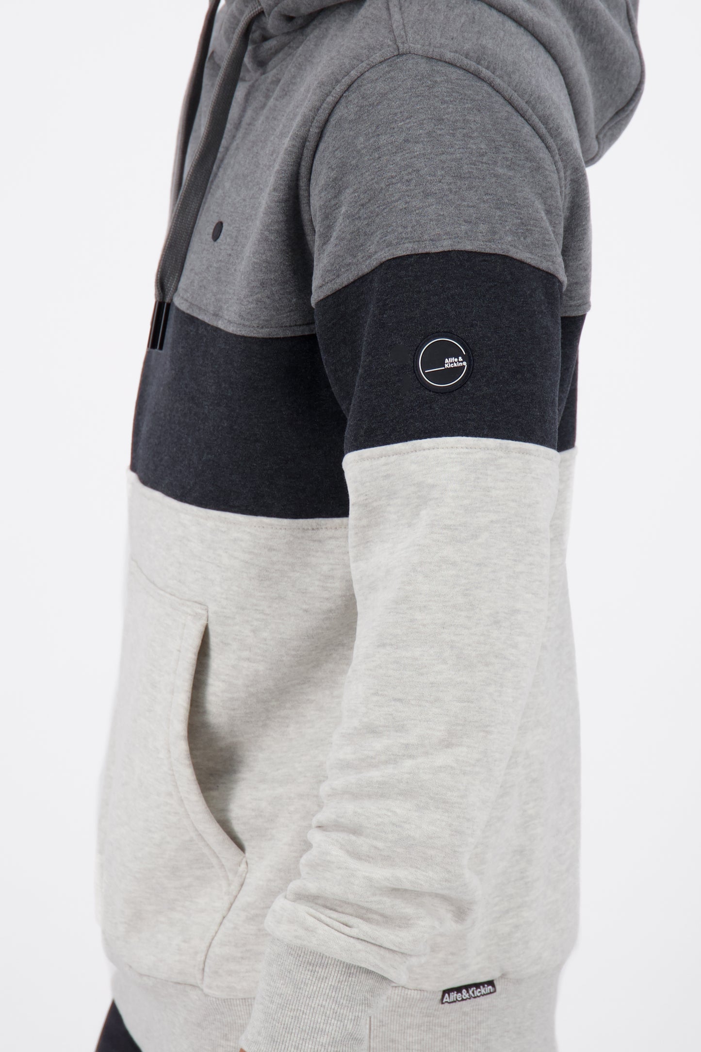 KingAK A Kapuzensweatshirt Herren: Entspannter und stylischer Look Grau