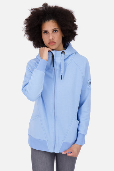 Sweatjacke MariaAK Damen mit Stil Hellblau