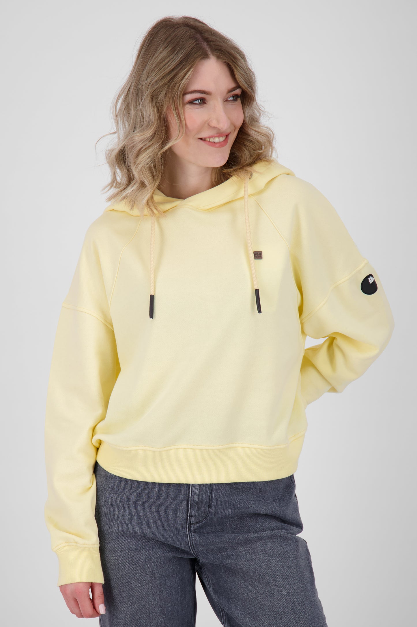 Damen Sweatshirt JessyAK A Oversize Gelb