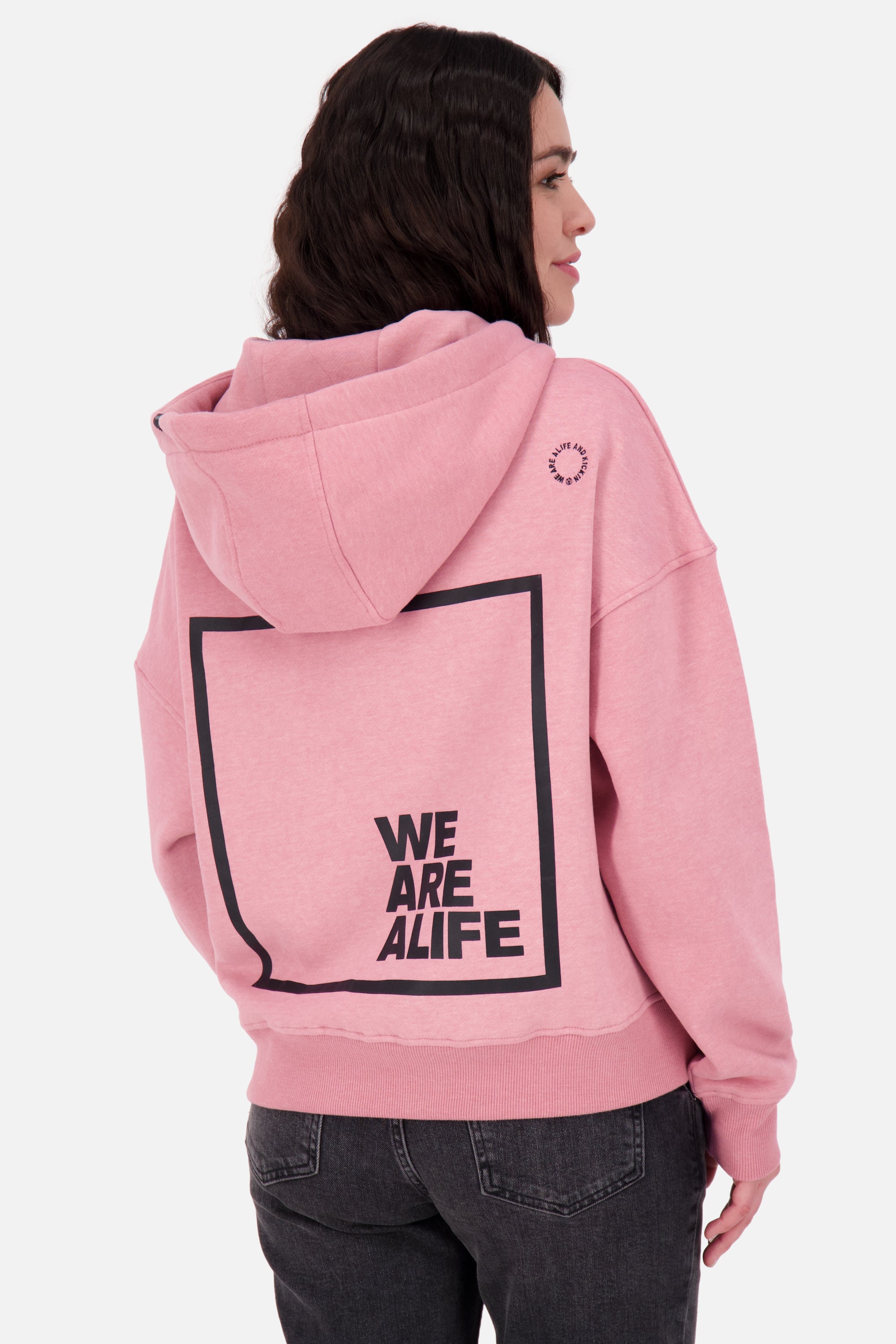 Damen Kapuzensweatshirt JessyAK A Rosa