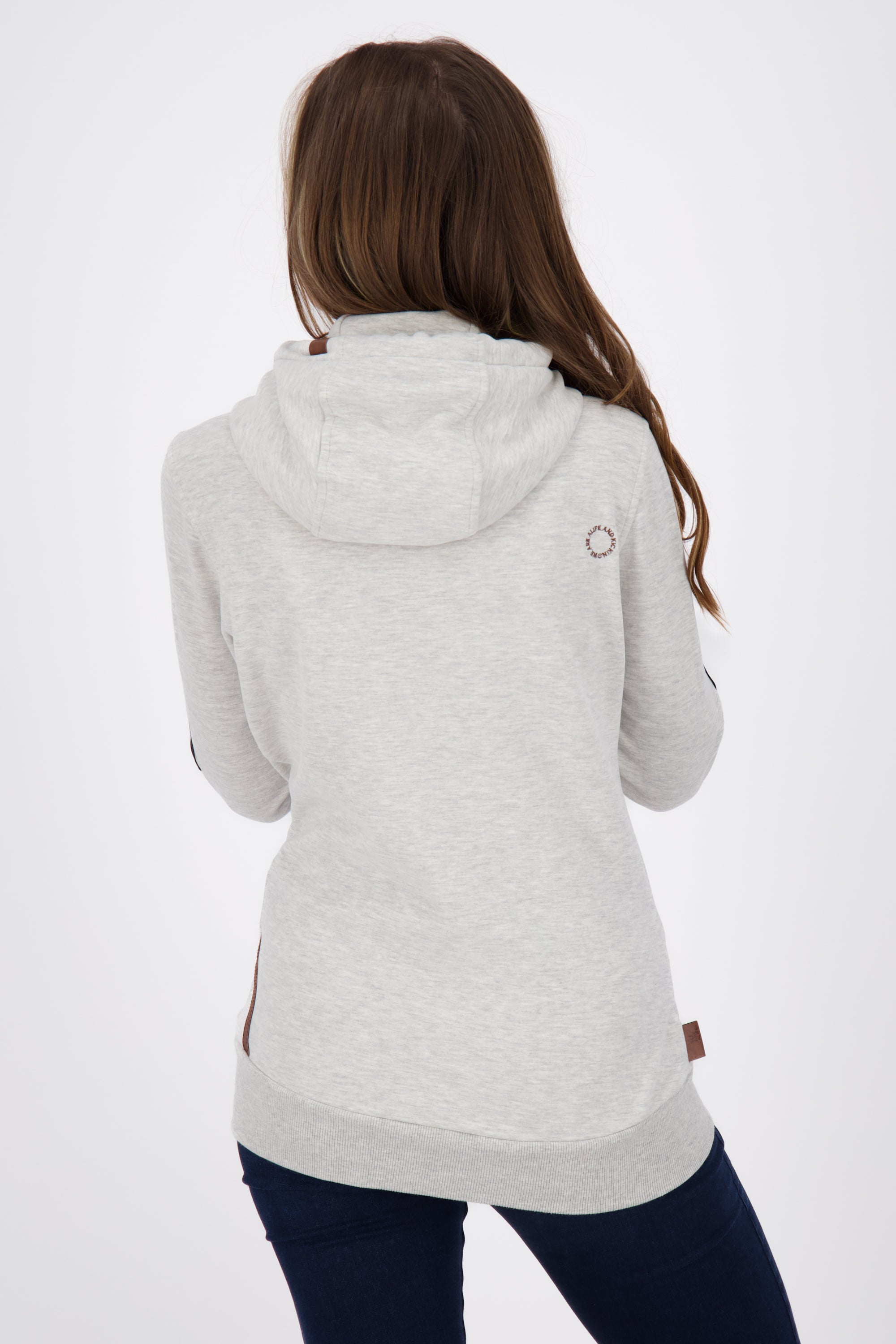 Streatwear-Hoodie SarahAK D Damen Grau