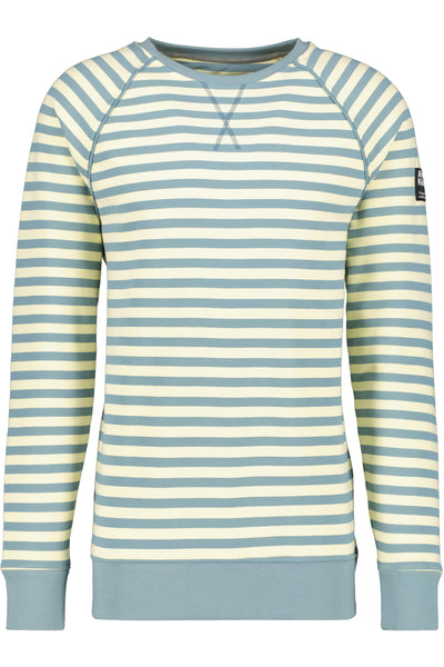 BorisAK Sweatshirt Herren mit Streifen-Design Hellblau