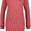 Trendiges Sweatkleid DeliaAK B für Damen Dunkelrot