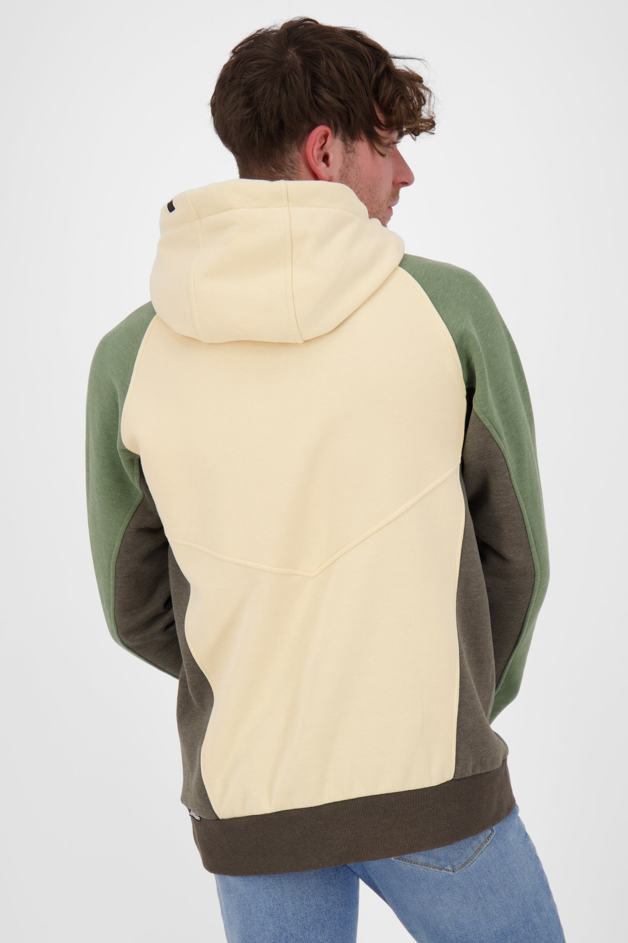 Kapuzensweatshirt MiroAK für Herren im angesagten Look Beige