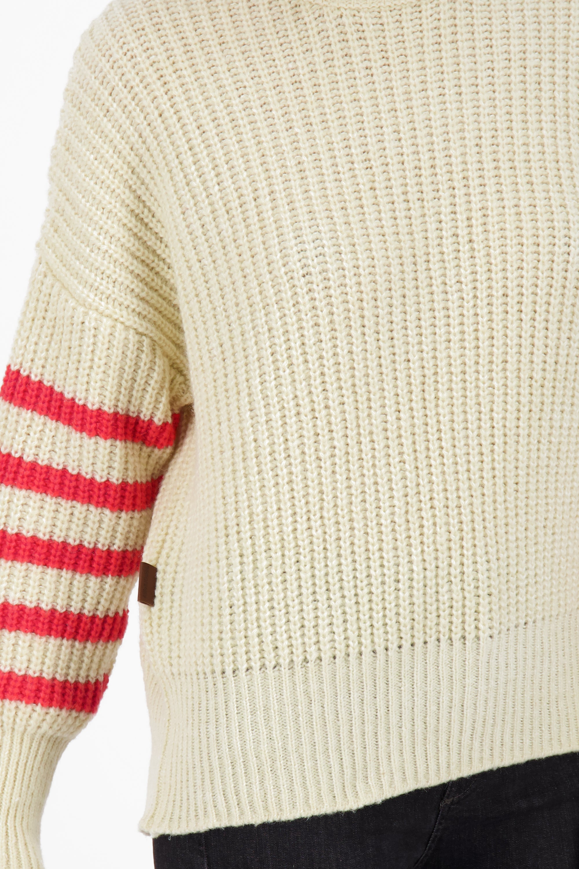 Modischer Oversize-Strickpullover DarjaAK Z  Beige