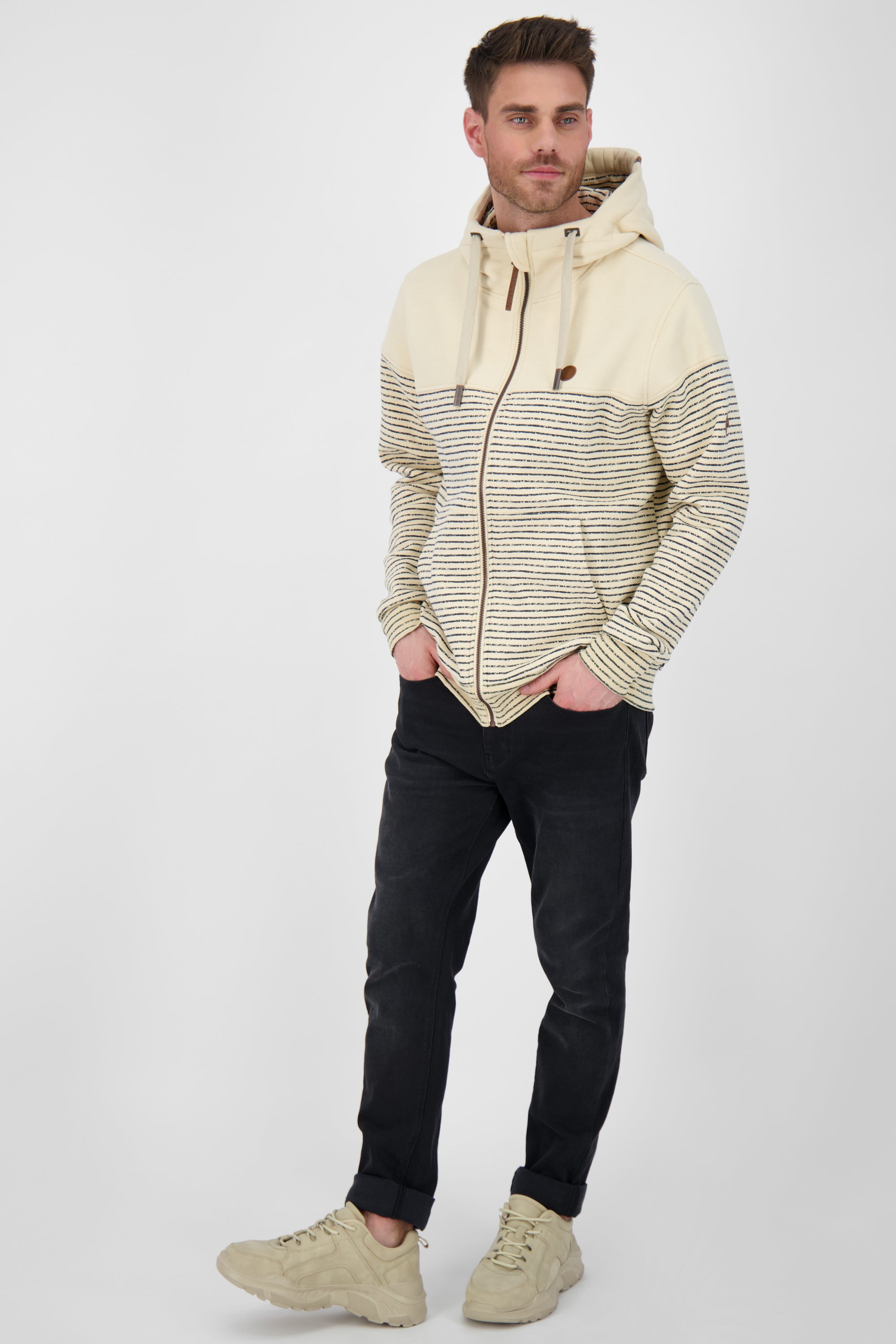 HurricaneAK B Sweatjacke Herren  Beige