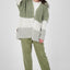 Lässiger Cardigan für Damen MaleaAK Grün