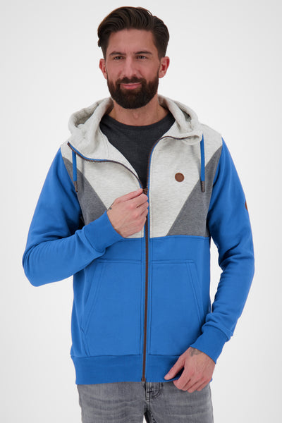 Lässige Kapuzensweatjacke JulianAK O Herren Blau