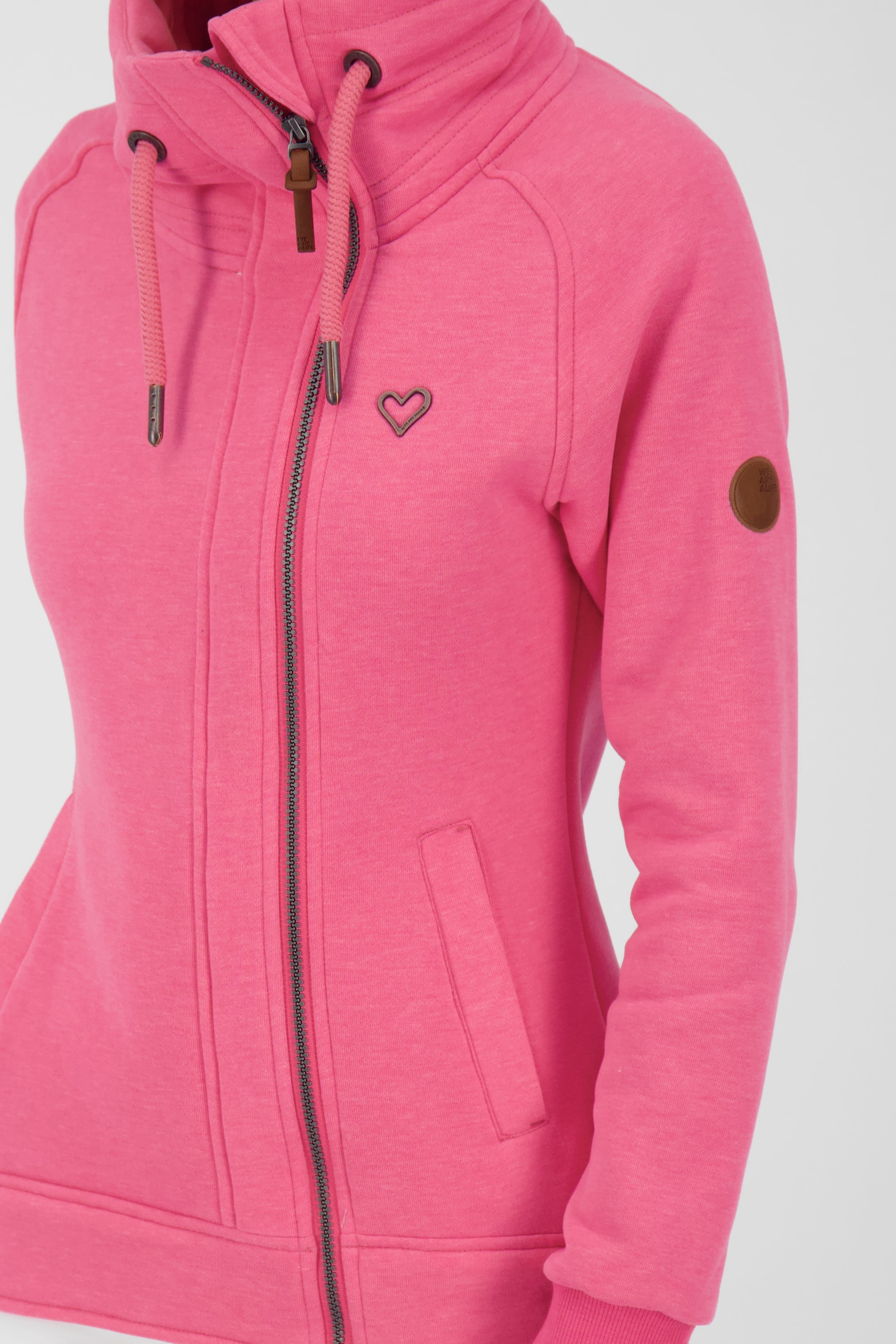 Kuschelig weiche Sweatjacke MerylAK für Damen Pink