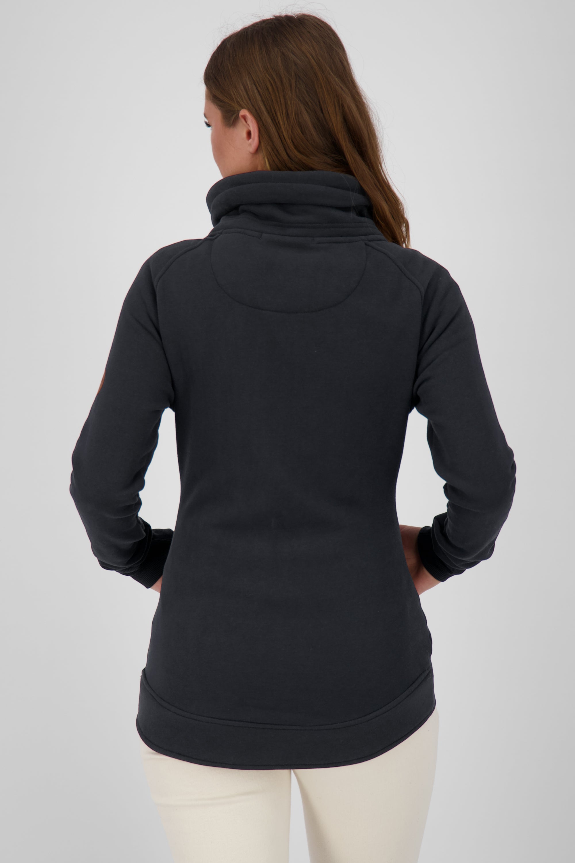 Kuschelig weiche Sweatjacke MerylAK für Damen Schwarz