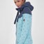 Gemusterte Kapuzensweatjacke PalinaAK B für Damen Hellblau