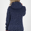 Gemusterte Kapuzensweatjacke PalinaAK B für Damen Dunkelblau