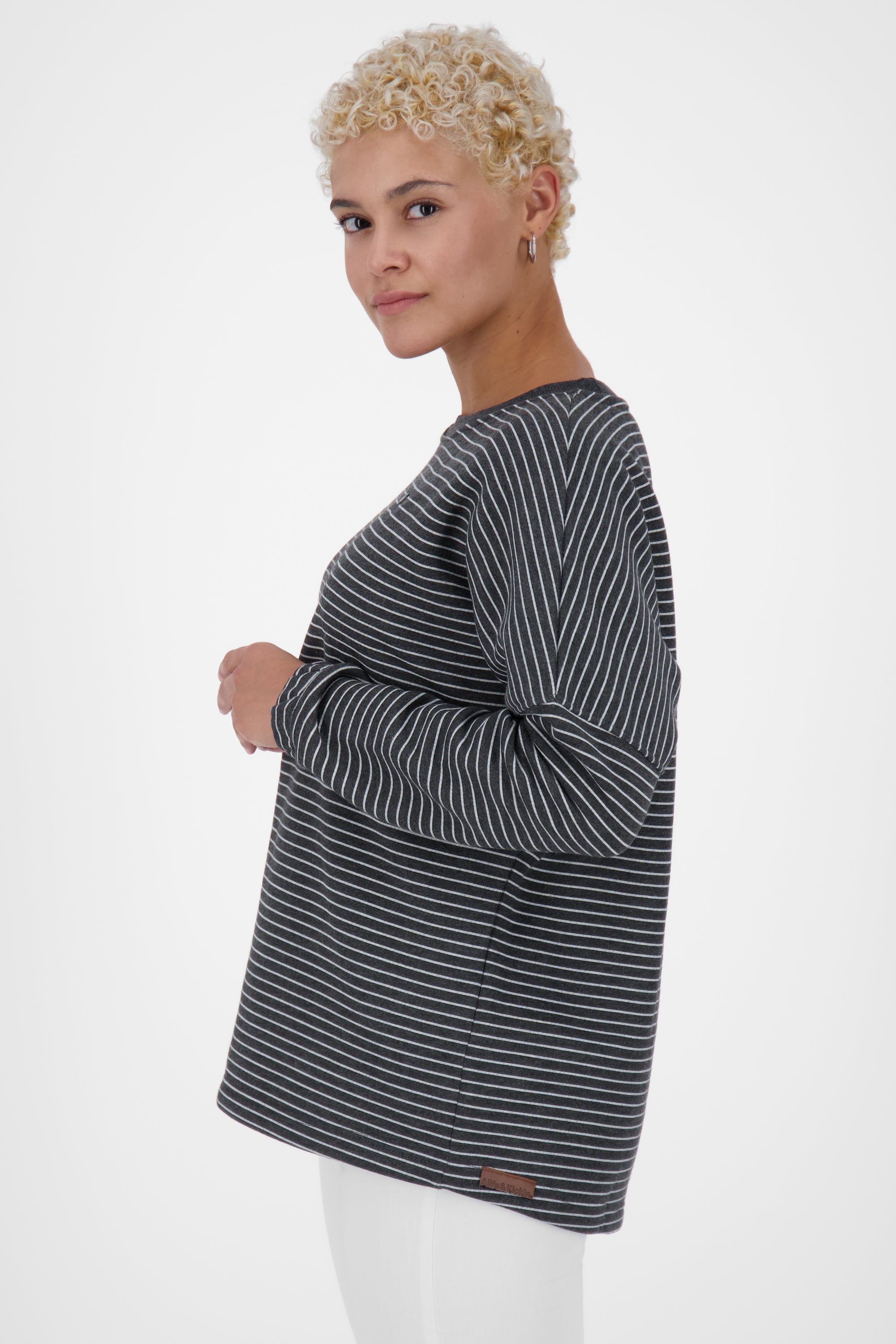 Komfortabler Sweatpullover DeniseAK für Damen Schwarz