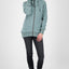 Kuschelig warme VivianAK F: Kurze Fleecejacke für Damen Grau