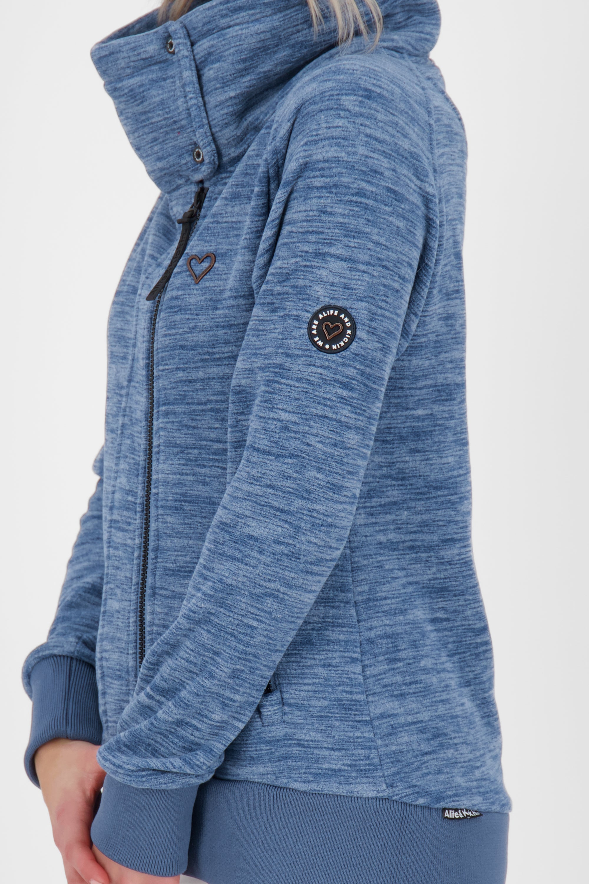 Stilvolle Damen-Fleecejacke MerritAK F Dunkelblau