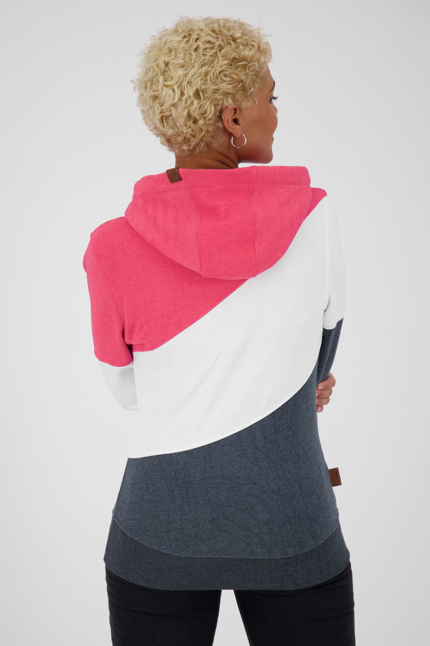 Lässiges Kapuzensweatshirt StacyAK A für Damen Rot
