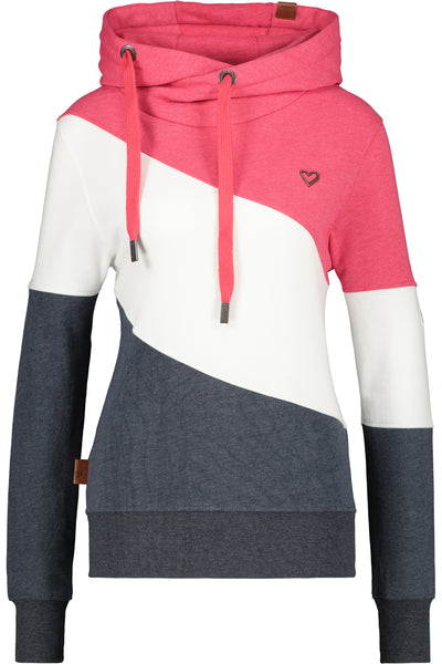 Lässiges Kapuzensweatshirt StacyAK A für Damen Rot