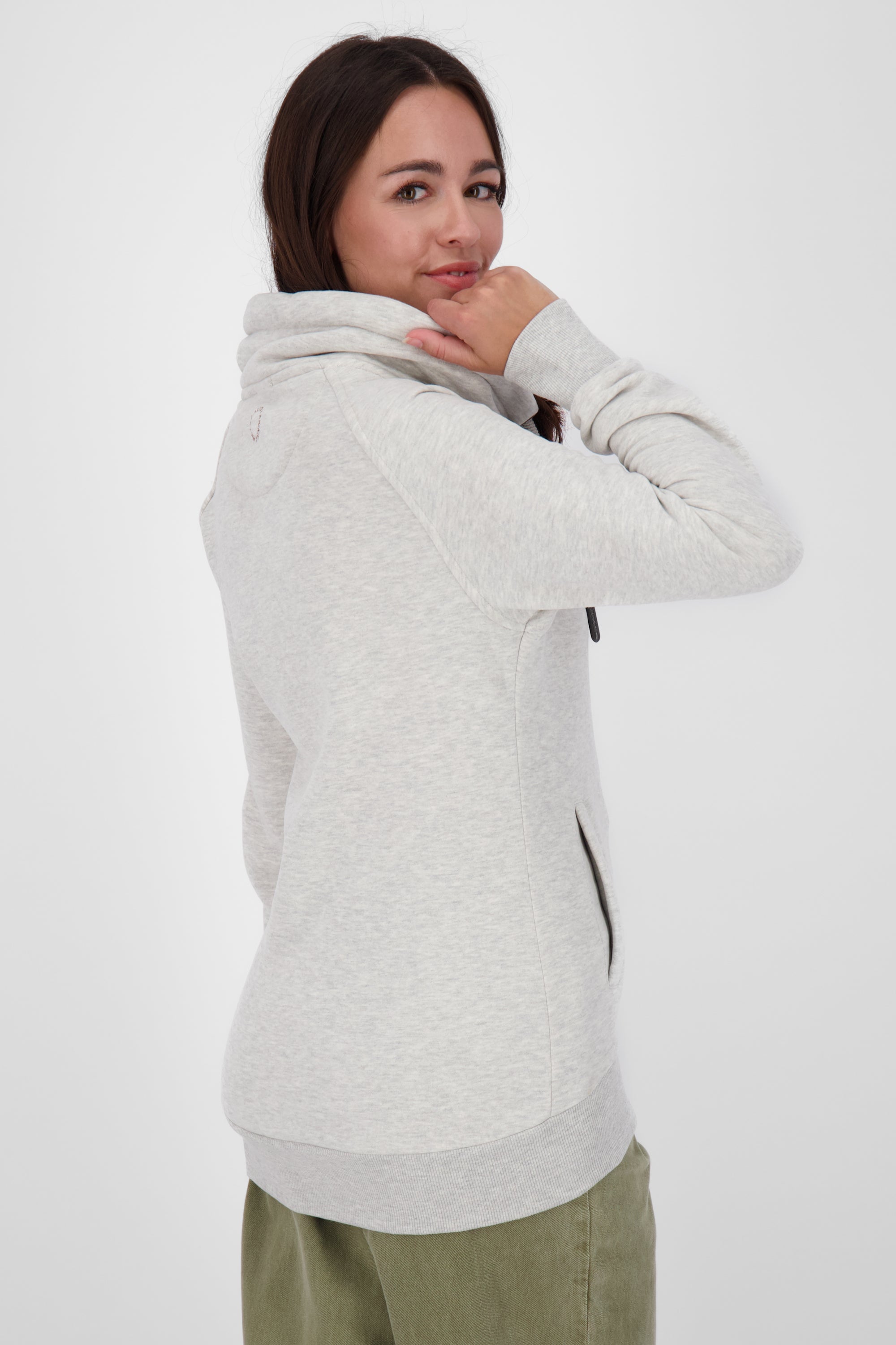 LimaAK A - Stilvolle Sweatjacke für Damen Grau