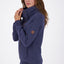 Damen Zip-Jacke MerteAK A - Komfort und Trend in Einem Dunkelblau