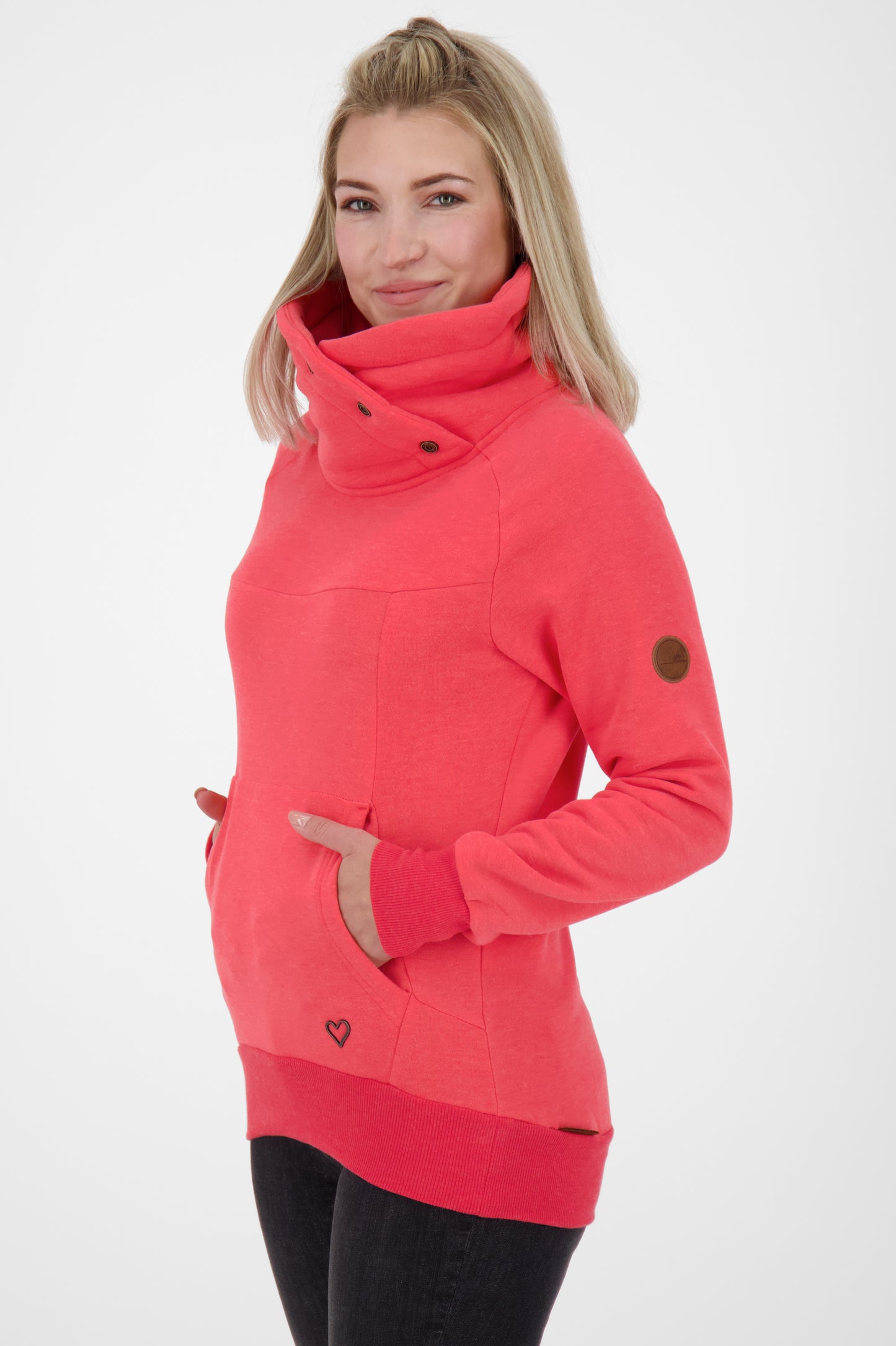 VioletAK A Stylishes Damen-Sweatshirt für das ganze Jahr Rot