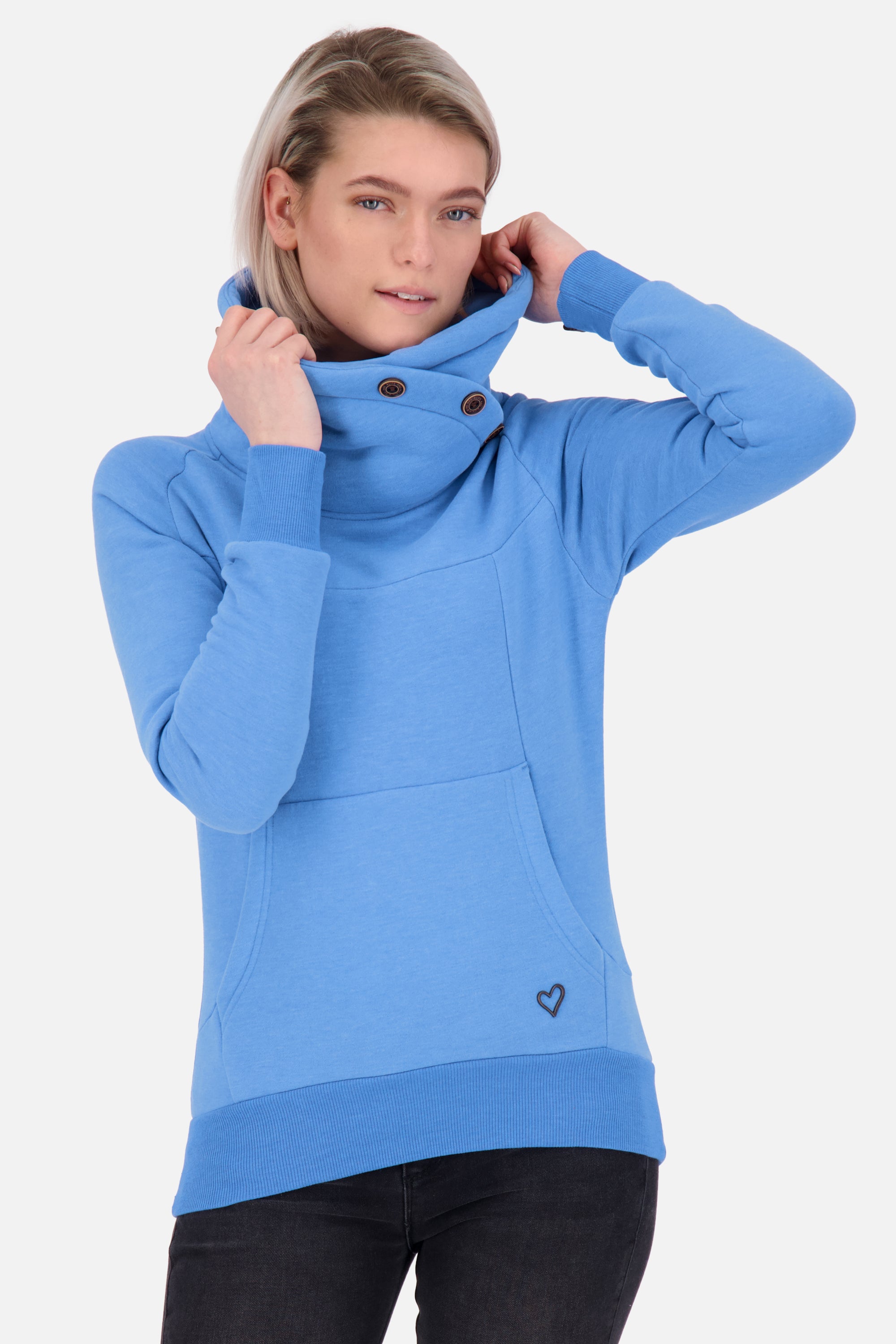 Damen Sweatshirt VioletAK A zum wohlfühlen Blau