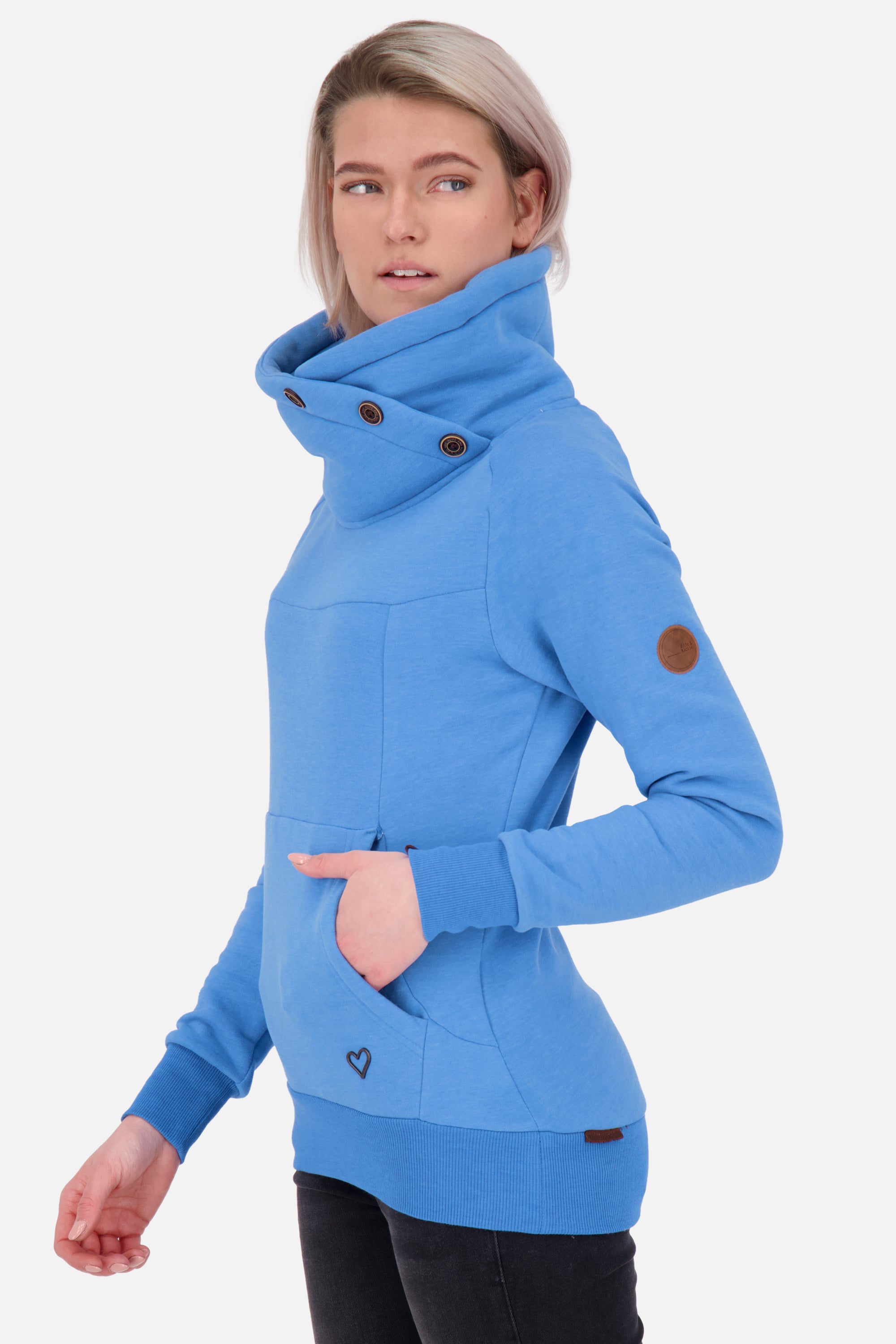 Damen Sweatshirt VioletAK A zum wohlfühlen Blau