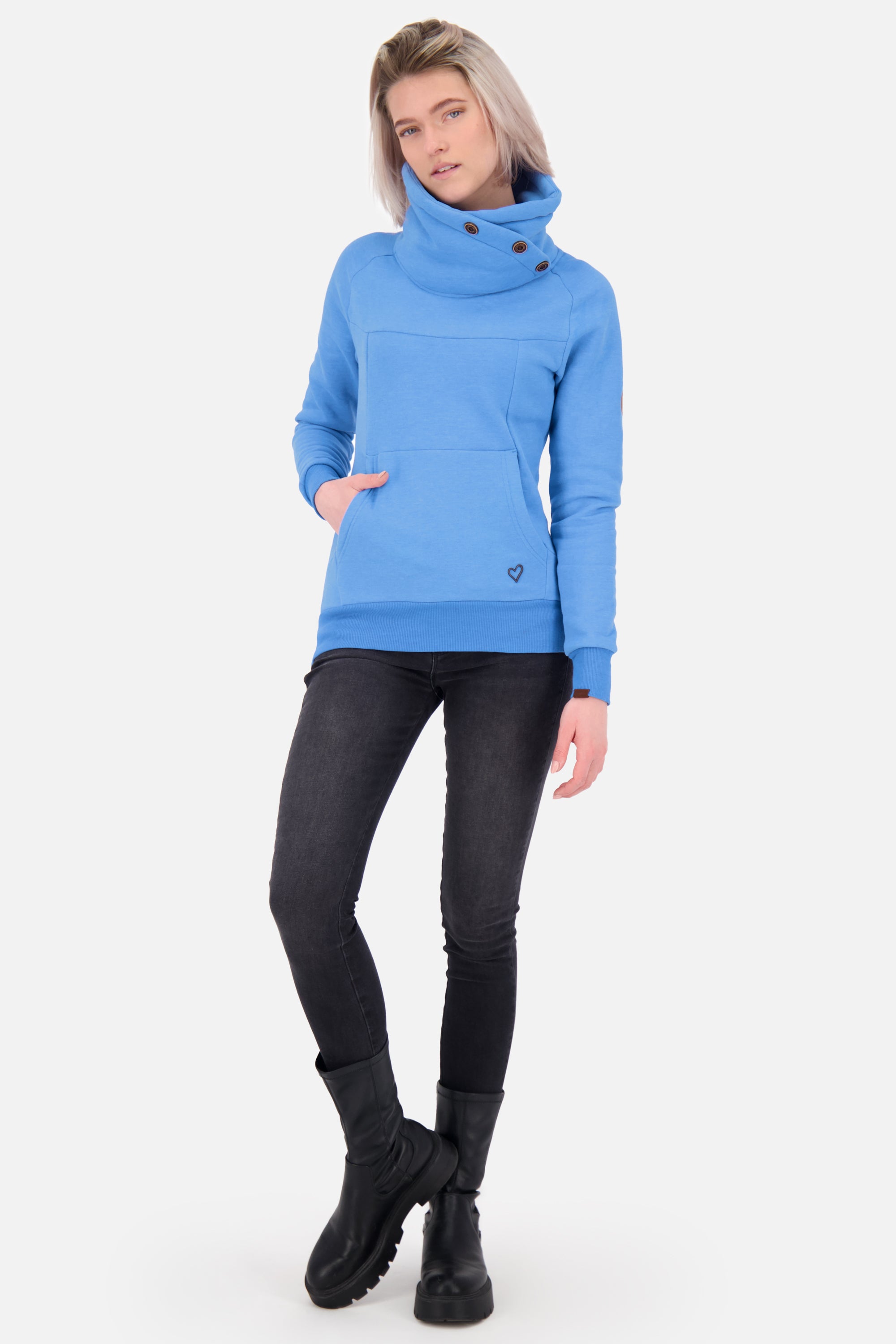 Damen Sweatshirt VioletAK A zum wohlfühlen Blau