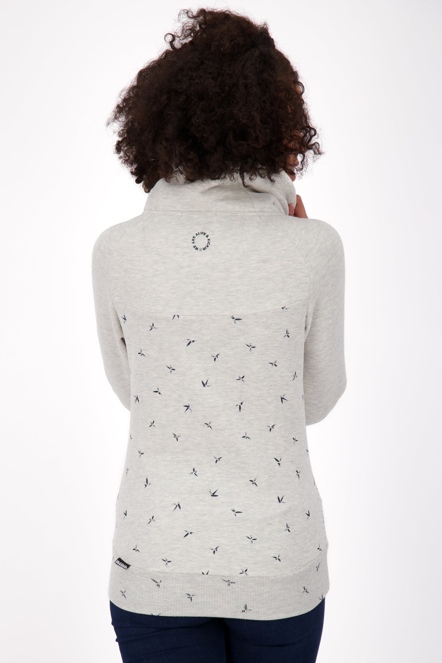 VioletAK A Sweatshirt: Einzigartiger Look für modebewusste Frauen Grau