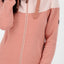 Alife and Kickin Damen Kapuzensweatjacke PalinaAK A: Sportlicher Look, zweigeteiltes Design Rosa