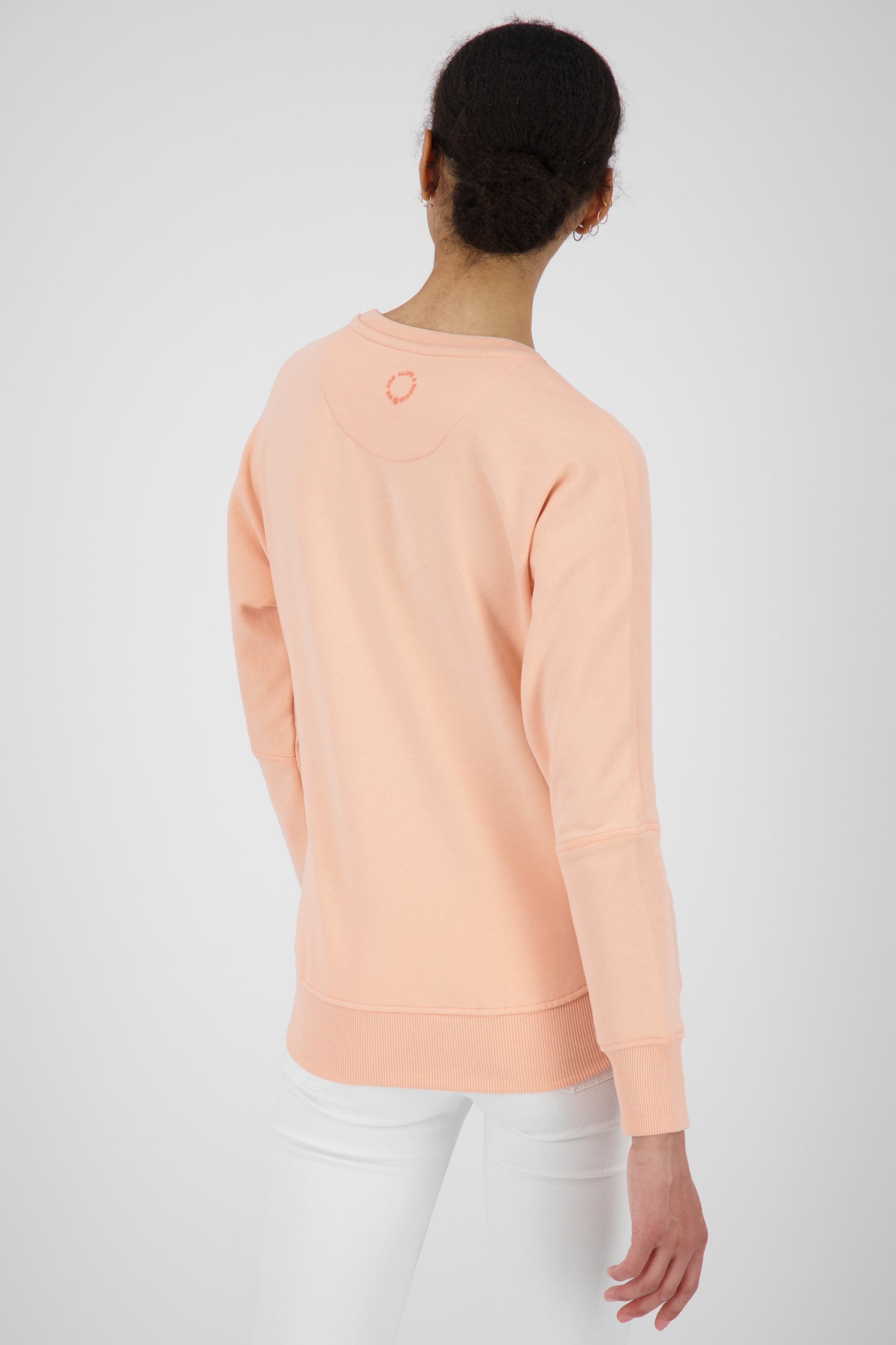 DalaAK A Damen Sweater-Lässig, farbenfroh, perfekt für den Alltag Orange