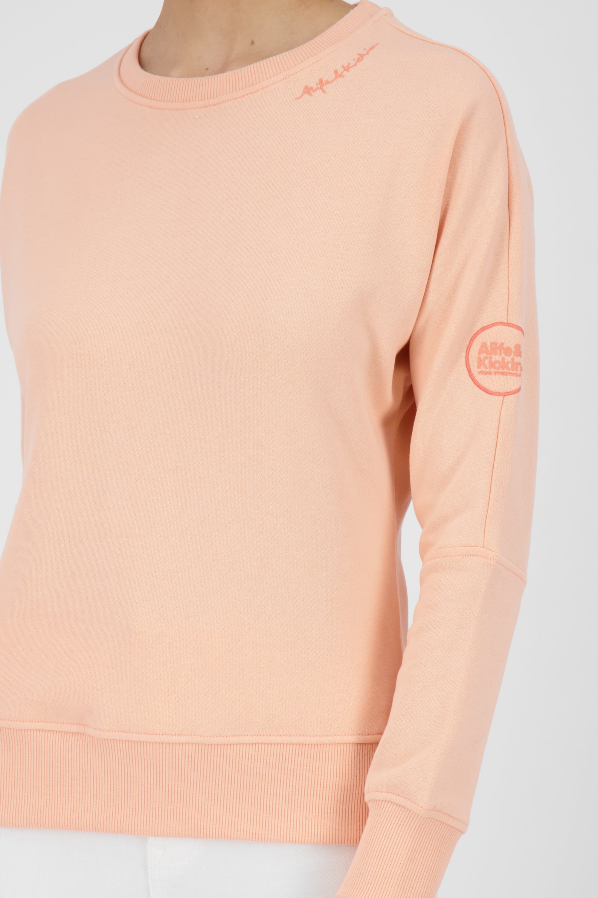 DalaAK A Damen Sweater-Lässig, farbenfroh, perfekt für den Alltag Orange