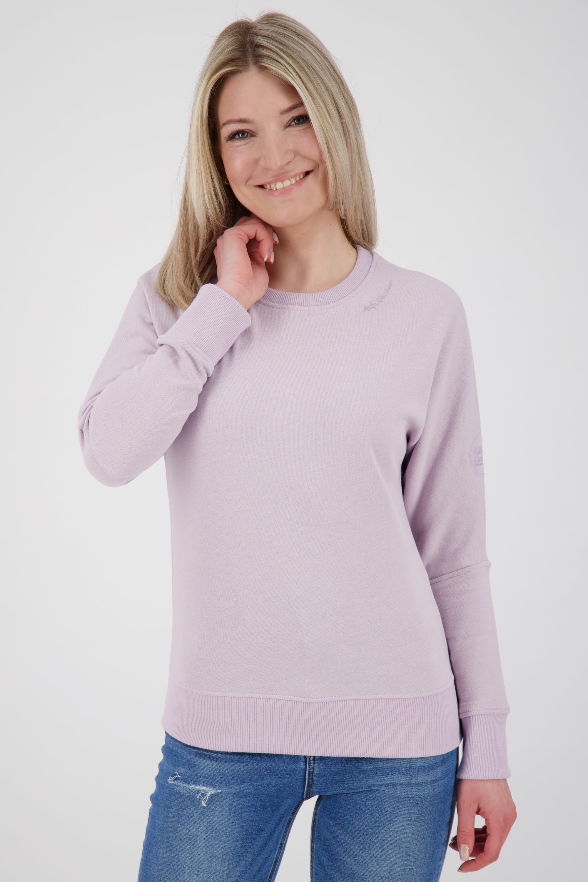 DalaAK A Damen Sweater-Lässig, farbenfroh, perfekt für den Alltag Violett